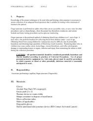 Fingerstick, Capillary - UC Health Laboratory