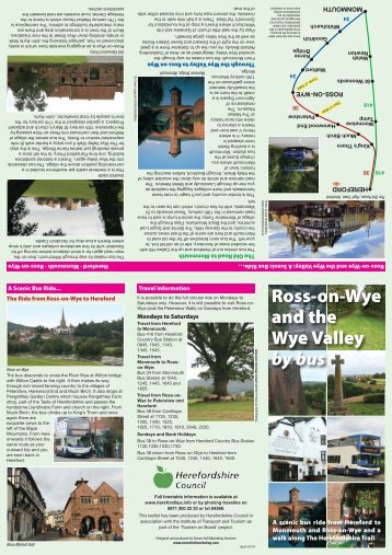 Ross-on-Wye and the Wye Valley by bus - Simon Holt Marketing ...