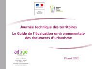 Guide evaluation environnementale des documents d'urbanisme
