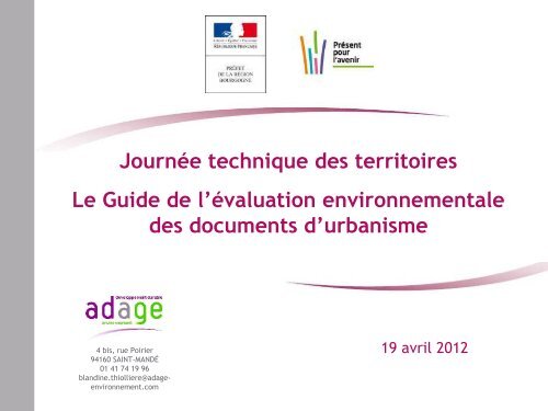 Guide evaluation environnementale des documents d'urbanisme