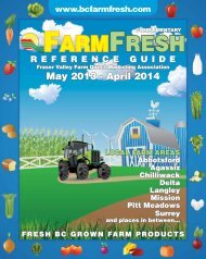 Pages 1 to 6 - Fraser Valley Farm Fresh