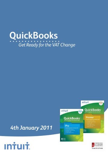 QuickBooks 2010 - Get Ready for the VAT Change 04 Jan 2011