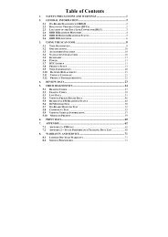 Table of Contents