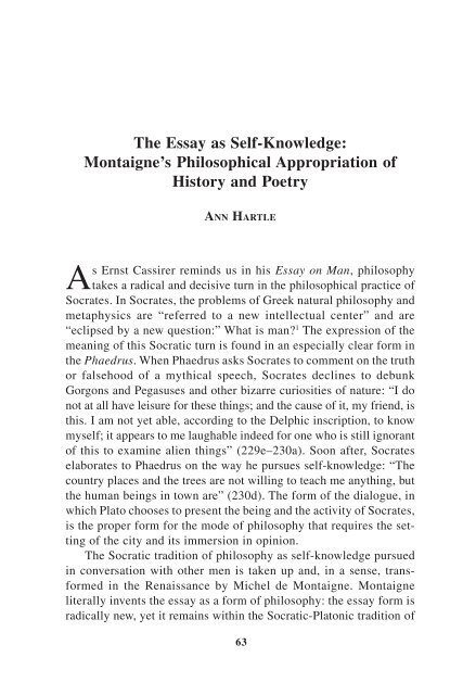 knowledge in philosophy implies essay