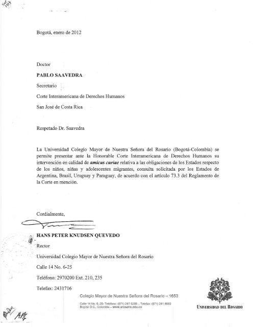 Universidad Colegio Mayor de Nuestra SeÃ±ora del Rosario - Corte 