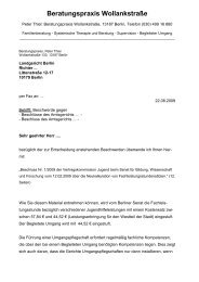 Beschwerde vom 22.08.2009 Ã¼ber die VergÃ¼tung ... - System Familie