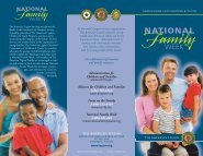 National Family Week Brochure (PDF) - American Legion