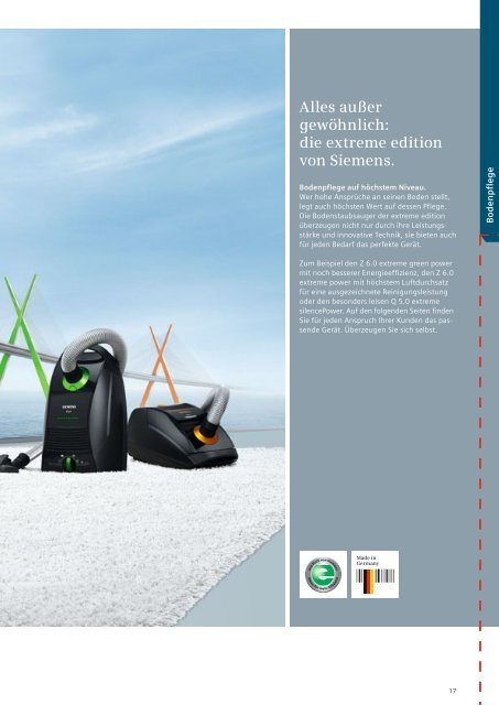 Preisliste Consumer Products 2012 - Siemens Hausgeräte