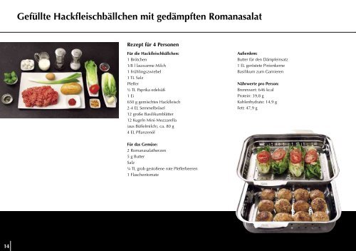 Rezeptideen Ideas for recipes - Silit