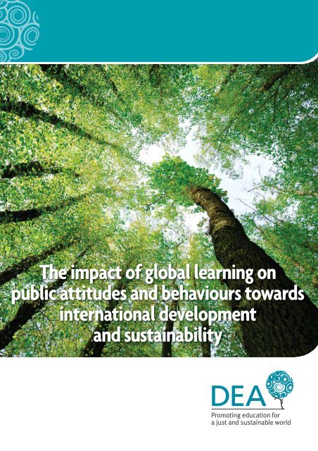 The impact of global learning on public attitudes and ... - Support