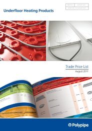 Underfloor Heating Products Trade Price List - Brands of Watford