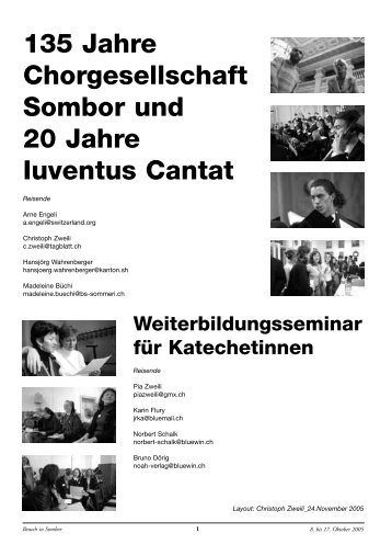 Ganzer Artikel als PDF (509 KB) - sombor.ch