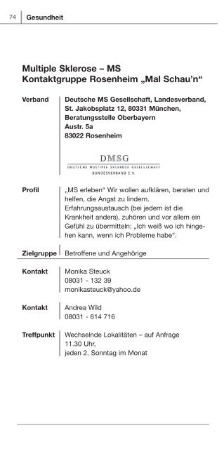 Wegweiser zur Selbsthilfe 2011/2012/2013 - Selbsthilfekontaktstelle ...