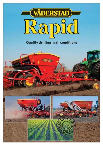 Vaderstad Rapid Quality Drilling In All Conditions ... - LiveUpdater