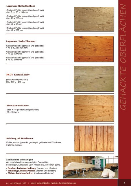 Geb Dufter Holzbearbeitung