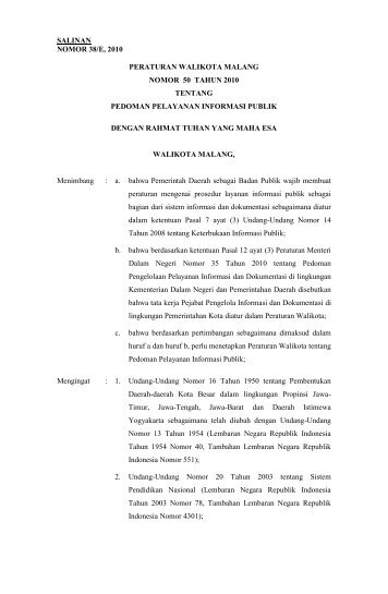 Download - Pemerintah Kota Malang