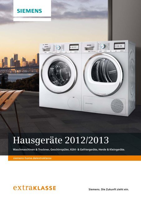 Extraklasse Hausgeräte 2012/2013 - Siemens Hausgeräte
