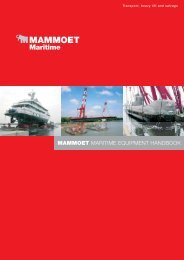 MAMMOET MARITIME EQUIPMENT HANDBOOK - Mammoet BV