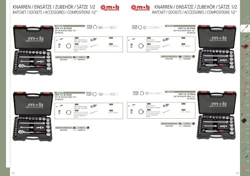 RATCHET / SOCKETS / ACCESSORIES ... - Peddinghaus