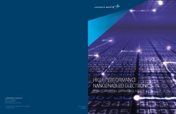 high-performance nanoenabled electronics - Lockheed Martin