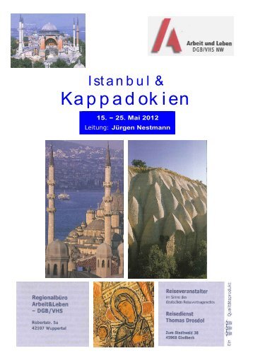 Istanbul & Kappadokien - VHS-Studienreise.de