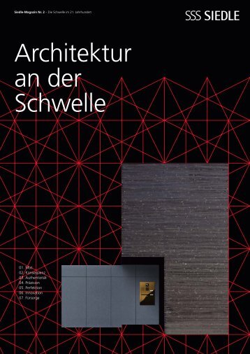 Architektur an der Schwelle: Das Siedle-Magazin