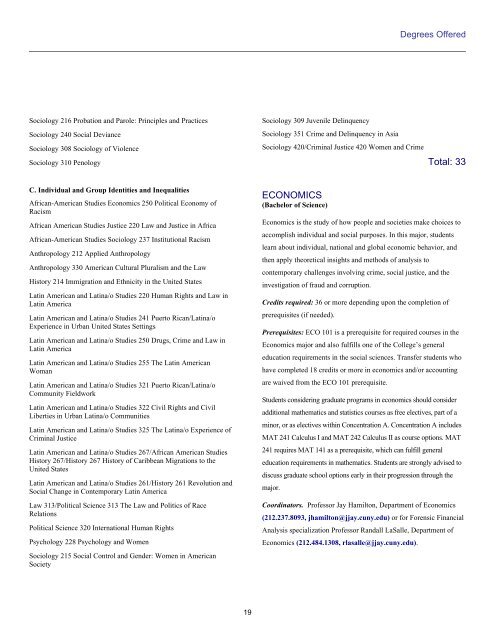 Bulletin - John Jay College Of Criminal Justice - CUNY