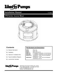 Installation Manual 370-Series Access Riser - King Pumps