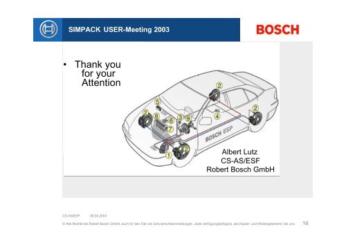 The BOSCH-CS Simulation Concept - Simpack.com