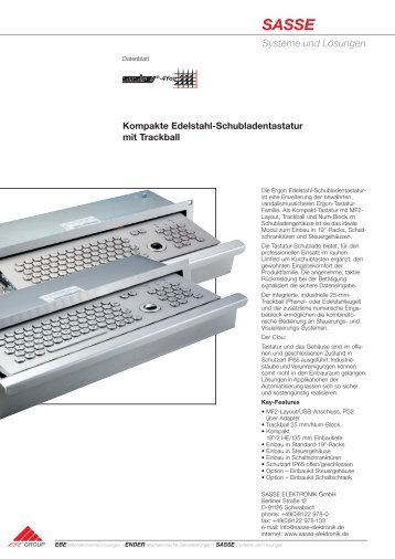 Sasse Tastaturschublade