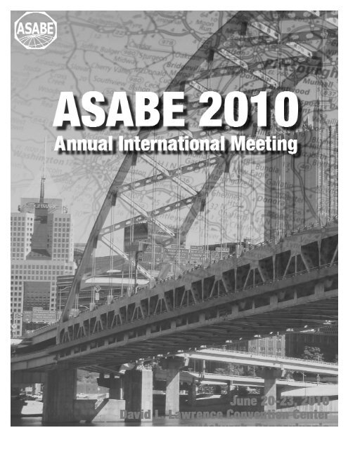 2010 ASABE Annual International Meeting - American Society of ...