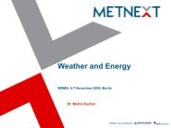 Martin Fischer - Weather Risk Management Association