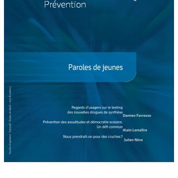 Paroles de jeunes - Prospective Jeunesse