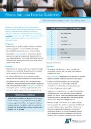 Resistance exercise prescriptions for healthy adults - Get Moving ...