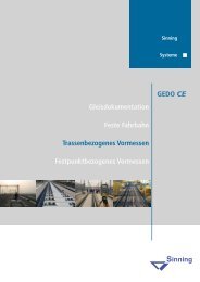 GEDO CE - Sinning Vermessungsbedarf GmbH
