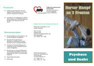 Psychose und Sucht - AWO Psychiatriezentrum