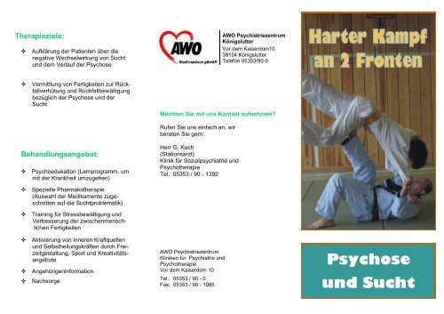 Psychose und Sucht - AWO Psychiatriezentrum