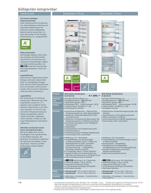 Komfort-Sets - Siemens Hausgeräte