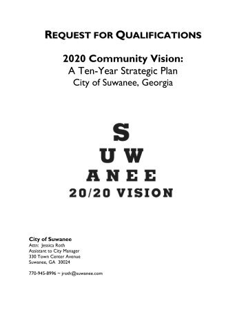 2020 Community Vision - Suwanee, Georgia
