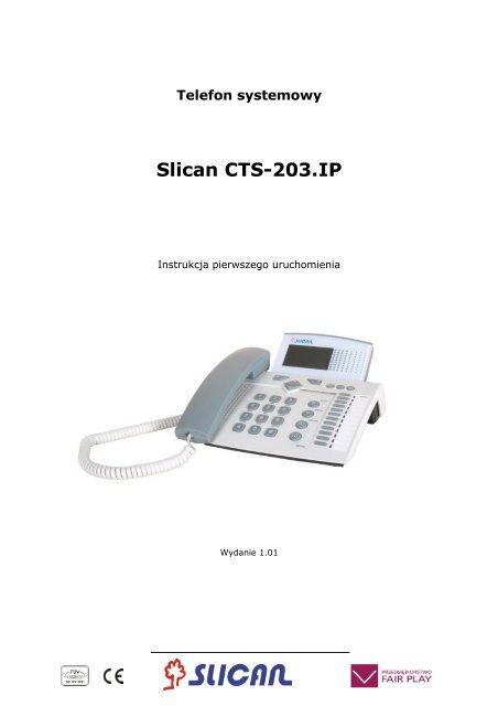 Telefon systemowy Slican CTS-203.IP