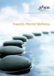 Towards Mental Wellness - Singapore Association for Mental Health