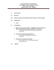 2013-03-21 Curriculum Advisory Committee Meeting Agenda and ...