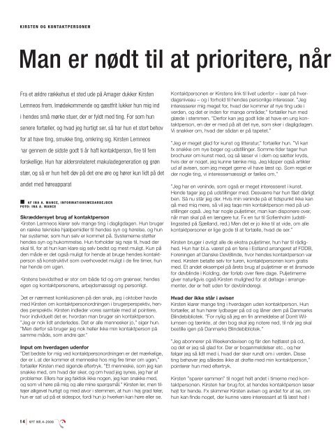 NYT om erhvervet døvblindhed 2008 nr. 4