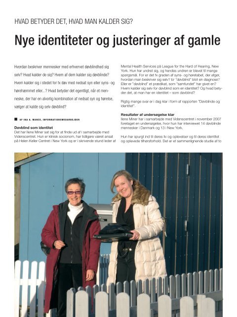 NYT om erhvervet døvblindhed 2008 nr. 4