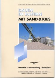 Sand - Bayerischer Industrieverband Steine und Erden eV
