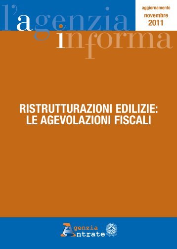 ristrutturazioni edilizie: le agevolazioni fiscali - Fisco Oggi