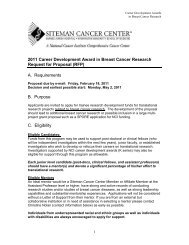 2011 Career Development Award in Breast Cancer Research ...