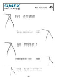 SIMEX Medizintechnik GmbH Product Catalogue