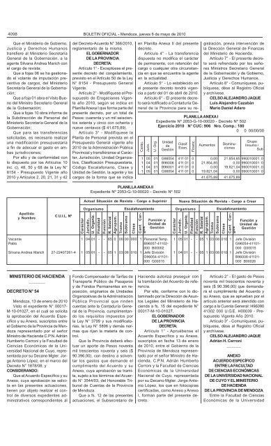 PROVINCIA DE MENDOZA - Gobierno de Mendoza