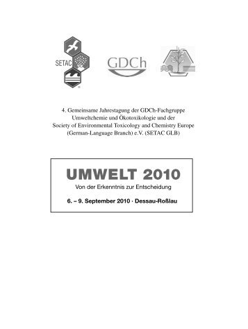 UMWELT 2010 - Setac GLB